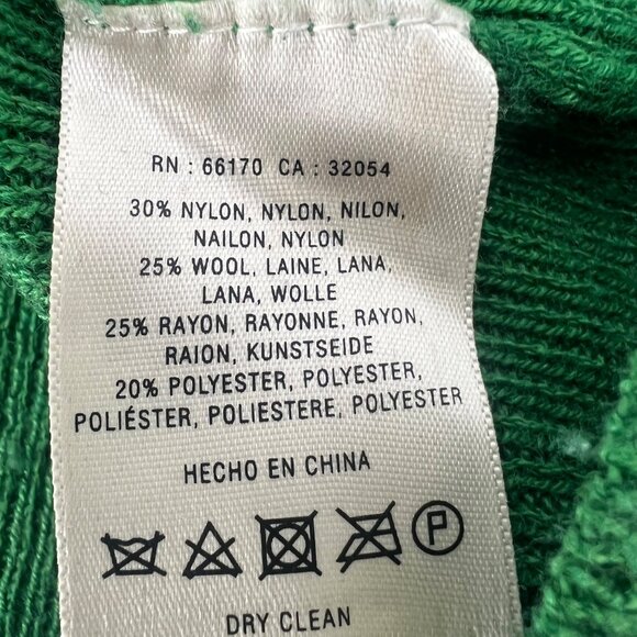 Anthropologie Sparrow S Cowl Neck Sweater Emerald Green Wool Blend Knit Pullover - Picture 4 of 10